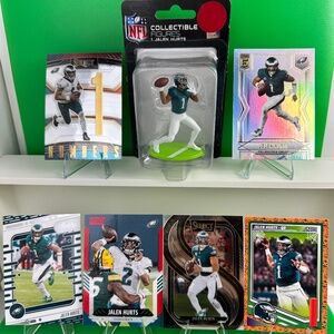 Jalen Hurts Eagles Mini-figure + Lot of 6